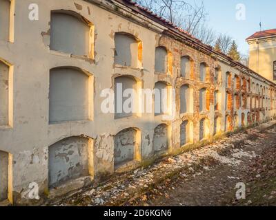 Užupis, Vilnius, Lithuania - April 08, 2018: Local  cemetery in Vilnus, Europe Stock Photo