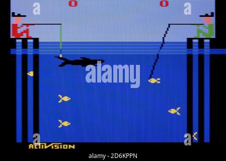https://l450v.alamy.com/450v/2d6kppn/fishing-derby-activision-atari-2600-vcs-videogame-editorial-use-only-2d6kppn.jpg