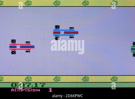 Jeu Vidéo Grand Prix - Atari 2600 (Activision) - Version PAL - État Bon, Complet