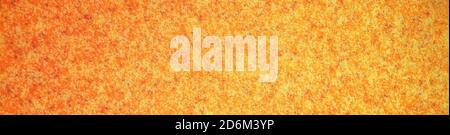 Panorama background with abstract orange dotted fine texture. Stock Photo