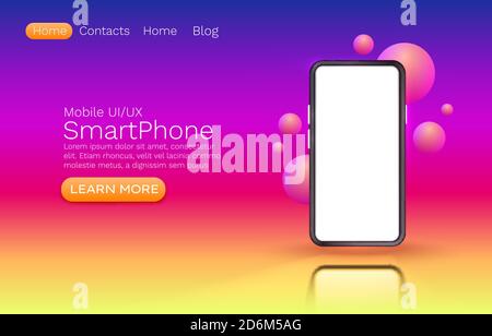 Smartphone call app interface template on a transparent background ...