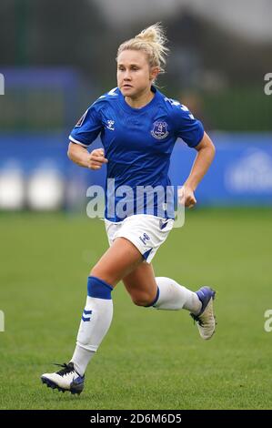 Everton's Izzy Christiansen during the FA Women's Super League match at Walton Hall Park, Liverpool. Stock Photo