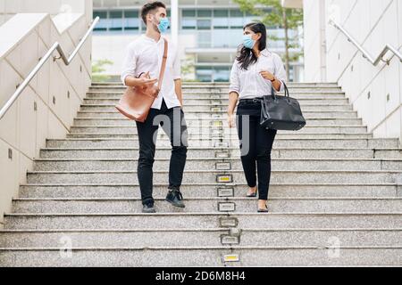 Multi-ethnic university students Stock Photo