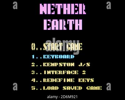 nether earth zx spectrum