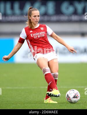 Arsenal's Lia Joelle Walti during the FA Women's Super League match at Meadow Park, London. Stock Photo