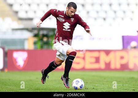 Turin, Italy. 18th Oct, 2020. TURIN, ITALY - October 18, 2020: Federico Bonazzoli of Torino FC in action during the Serie A football match between Torino FC and Cagliari Calcio. (Photo by Nicolò Campo/Sipa USA) Credit: Sipa USA/Alamy Live News Stock Photo