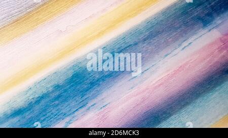 Textured wooden background painted in different colors of the rainbow. Colorful colored abstract background Stock Photo