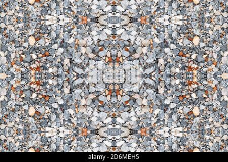 stone small gravel floor seamless background Stock Photo