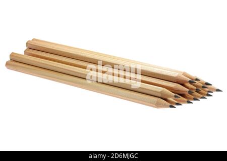 pencils isolated on white background Stock Photo