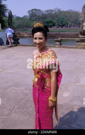 Happy Magar Girl in Traditional Dress Posing with Hands on Chin - Photos  Nepal
