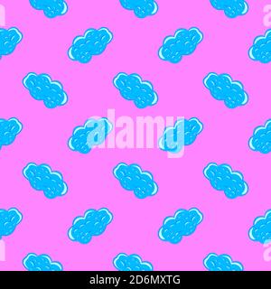 Blue Clouds, seamless pattern Stock Vector Image & Art - Alamy
