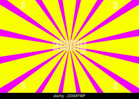 Pop art banner with rays. Explosion poster. Comic pattern with sunburst Stock Vector