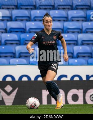 Reading, UK. 18th Oct, 2020. Lucy Bronze of Man City Women during the FAWSL match between Reading Women and Manchester City Women at the Madejski Stadium, Reading, England on 18 October 2020. Photo by Andy Rowland. Credit: PRiME Media Images/Alamy Live News Stock Photo