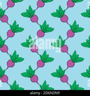 Small bet, seamless pattern on blue background. Stock Vector