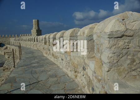 Koules Fortress or Fortress rocca al mare in Heraklion Stock Photo