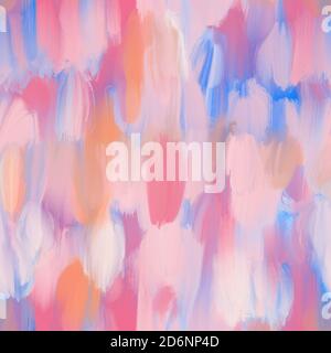 Abstract bright acrylic colors Infinity pattern: blue, pink, peach, orange, white and red. Stock Photo