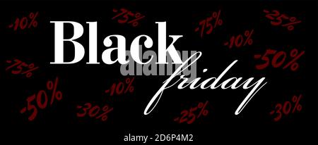 Abstract vector black friday sale layout background. For art template design, list, page, mockup brochure style, banner, idea, cover, booklet, print Stock Vector