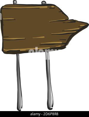 Way conductor, illustration, vector on white background. Stock Vector