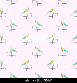 Dry clothes,seamless pattern on white background. Stock Vector
