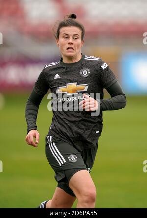 Manchester United's Hayley Ladd during the FA Women's Super League match at Victoria Road Stadium, London. Stock Photo