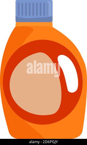 Laundry detergent, illustration, vector on white background Stock Vector