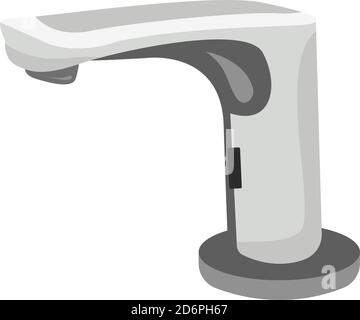 Sensor tap illustration, vector on white background Stock Vector