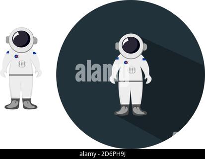 Awesome astronaut ,illustration, vector on white background. Stock Vector