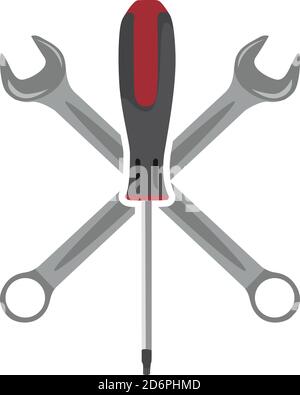 Machine tools ,illustration, vector on white background. Stock Vector