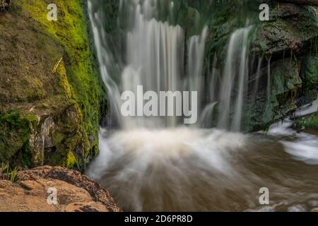 The Wabigoon River Falls near Vermillion Bay, Ontario, Canada. Stock Photo