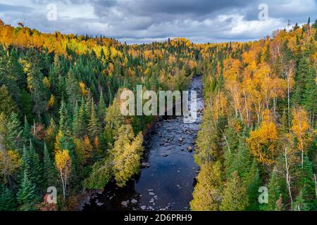 Fall foliage color at the Sleeping Giant Provincial Park, Thunder Bay, Ontario, Canada. Fall foliage color at the Sleeping Giant Provincial Park, Thunder Bay, Ontario, Canada.