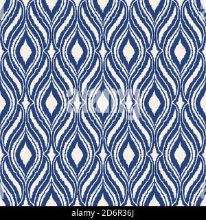 Seamless geometric pattern from waves. Art Deco Seamless Pattern. Abstract Retro Texture. Vintage Royal wallpaper. Ceramic tile. Vector illustration Stock Vector