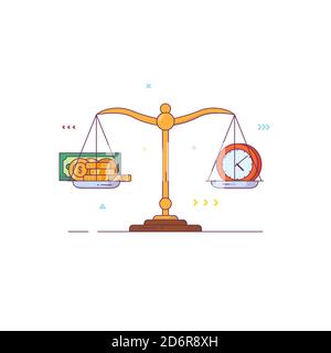 Scales and libra Stock Vector