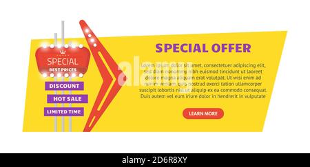 Special offer sign Stock Vector