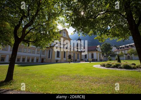Cistercian Stams Abbey (Stift Stams) in Stams, Imst district, Tyrol, Austria. Stock Photo