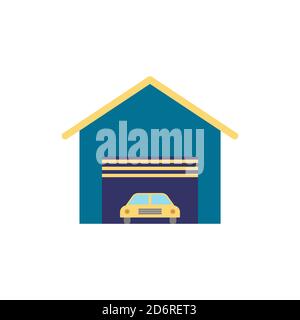Garage icon. Simple element from buildings collection. Creative Garage icon for web design, templates, infographics and more Stock Vector