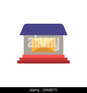 Post Office icon. Simple element from buildings collection. Creative Post Office icon for web design, templates, infographics and more Stock Vector