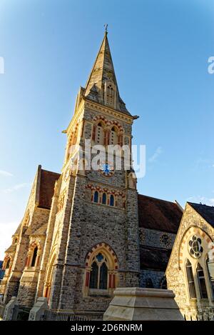 Catholic Polish Church of Sacred Heart, Watlington Street, Reading, Berkshire, United Kingdom - 16th of April 2020 Stock Photo