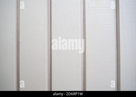 Vertical white wooden planks background Stock Photo