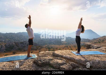 Yoga Pose. Urdhva Vrikshasana. Stock Vector - Illustration of asana, slim:  301186025