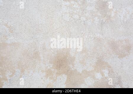 White and beige cement wall, concrete texture background Stock Photo