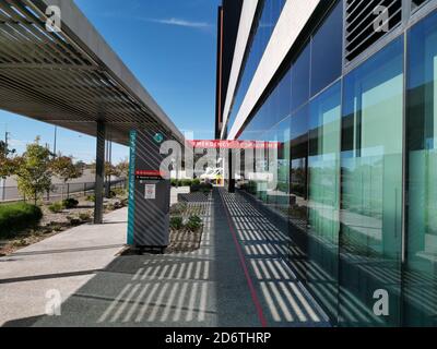 AUCKLAND, NEW ZEALAND - May 01, 2019: Sydney / Australia - May 9 2019: View of Northern Beaches Hospital building in Frenchs Forest Stock Photo