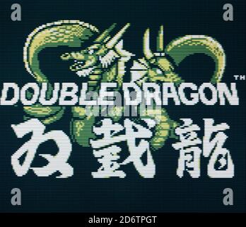Double Dragon - Nintendo Gameboy Videogame - Editorial use only Stock Photo