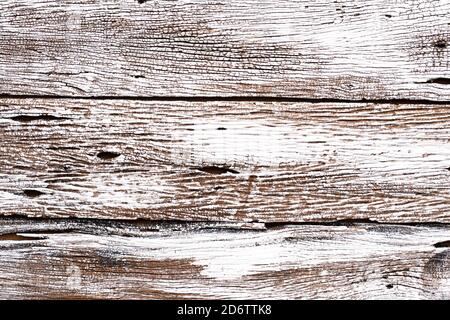 White Wood Backdrop Rustic Old Weathered Peeled Vintage Retro White Painted Grey Wooden Planks Wall Stock Photo