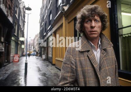 Tom Baker ( Dr Who) 1980 Stock Photo