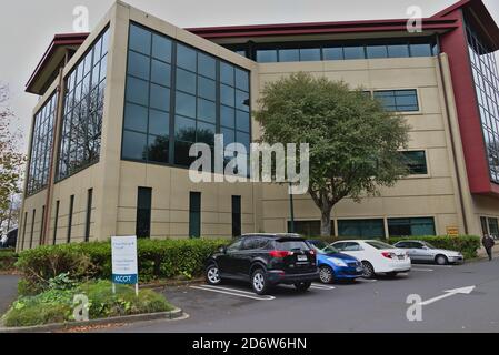 AUCKLAND, NEW ZEALAND - Jun 22, 2019: Auckland / New Zealand - June 22 2019: View of Ascot Hospital building Stock Photo