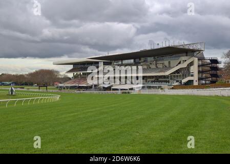 AUCKLAND, NEW ZEALAND - Jun 22, 2019: Auckland / New Zealand - June 22 2019: View of Auckland Racing Club Ellerslie Racecourse stadium Stock Photo