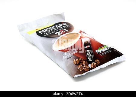 Packet Of Nescafe Cappuccino Coffee Sachets Stock Photo - Alamy