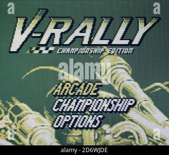 V-Rally Championship Edition - Nintendo Game Boy Color Videogame