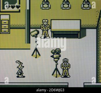 Who Framed Roger Rabbit - Nintendo Gameboy Videogame - Editorial use ...