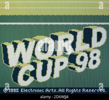 World Cup 98 - Nintendo Gameboy Videogame - Editorial use only Stock Photo